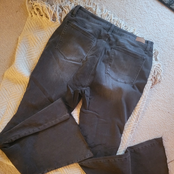 Size 15 Judy Blue Super flare dark gray Jeans - Picture 6 of 6